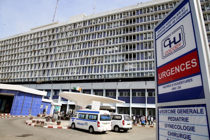 Foto ter illustratie: het ziekenhuis in Abidjan.