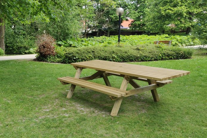 Themabeeld - rolstoeltoegankelijke picknicktafel