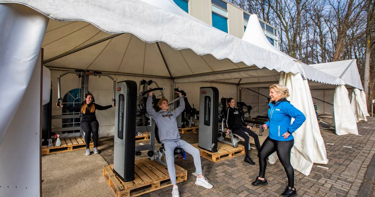 Sportscholen gaan aan de slag in de buitenlucht tent moet aan drie zijden open staan Westland