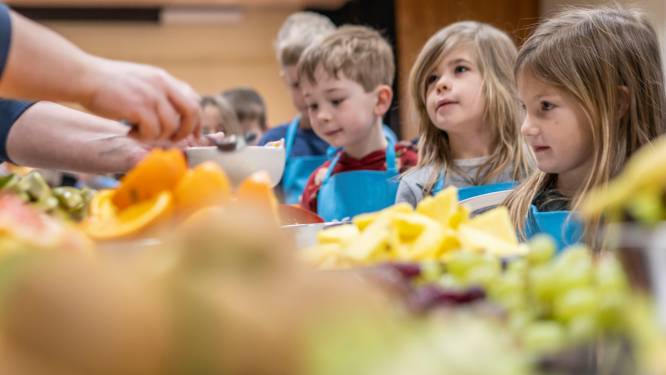 Kinderen Vrije Basisschool Opstal starten de dag gezond: “De kinderen leerden dat gezond ook lekker kan zijn”