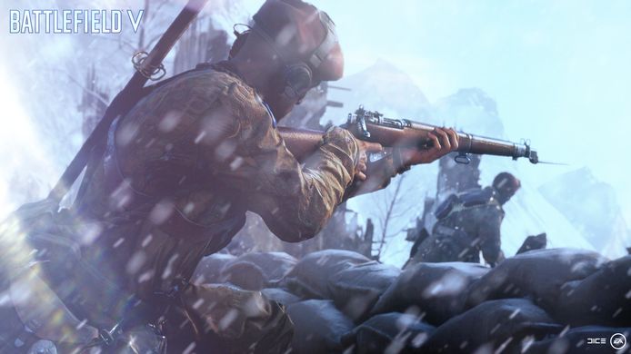 In 'Battlefield V' worden er minder bekende strijdtonelen uit WOII geëxploreerd.