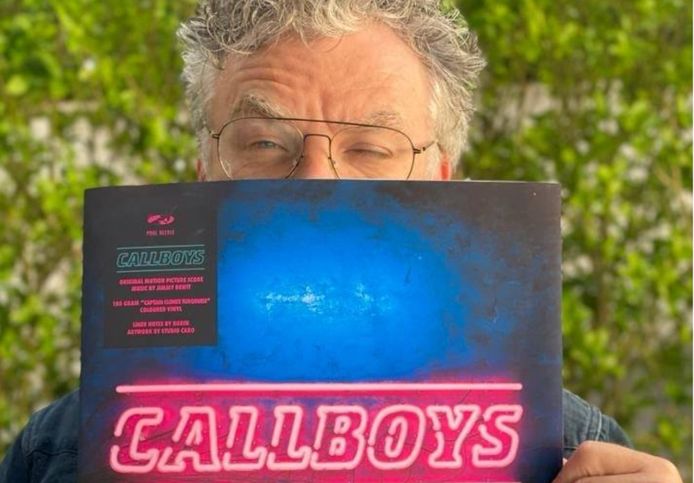 Jimmy Dewit schreef grotendeels de muziek voor Callboys en is blij dat die nu ook op vinyl te verkrijgen is in Bilbo Records in Leuven.