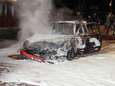Autobrand op beruchte kruising in Veen