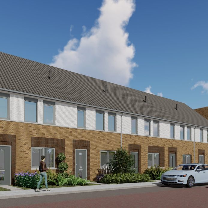 Artist’s impression van het woningproject Wonen rond de toren.