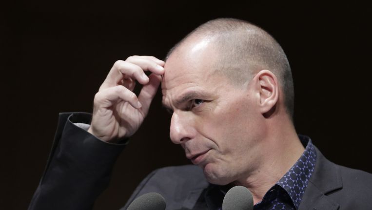 De Griekse minister van Financiën, Yanis Varoufakis. Beeld AP