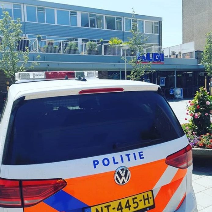 De winkeldiefstal vond plaats in de Aldi aan de Gorcumse Gildenweg.