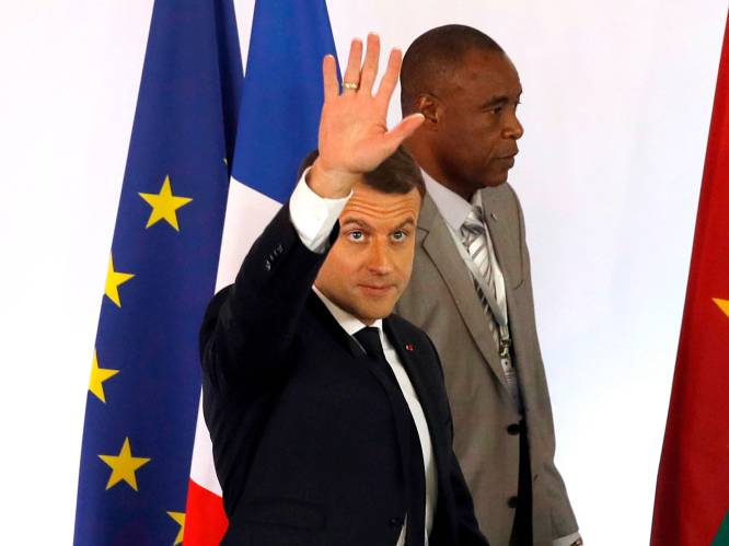 Franse president Macron erkent de misdaden tijdens het kolonialisme