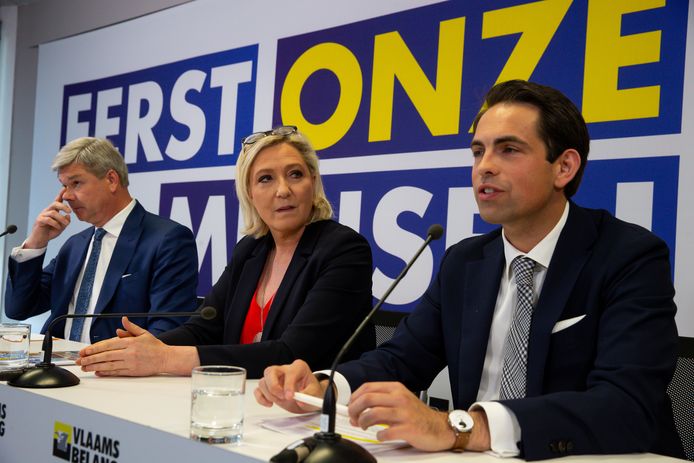Vlaams Belang voerde ook al campagne met de Franse Rassemblement National-leidster Marine Le Pen.