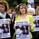 Honderden protesteren in Belfast tegen arrestatie Gerry Adams