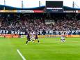 Tijdens het duel Willem II - FC Groningen zat er nog volop publiek in het stadion.