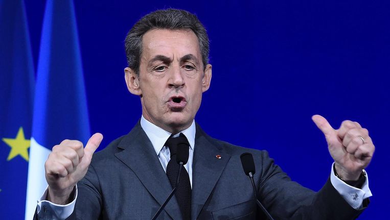 Oud-president Sarkozy. Beeld AFP