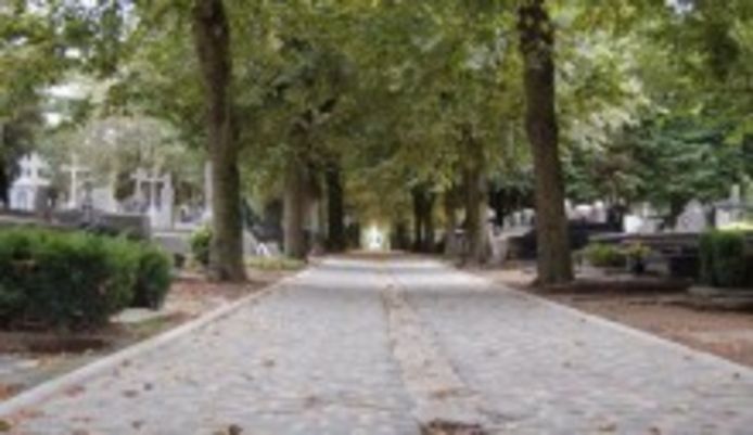 De oude begraafplaats in Roeselare