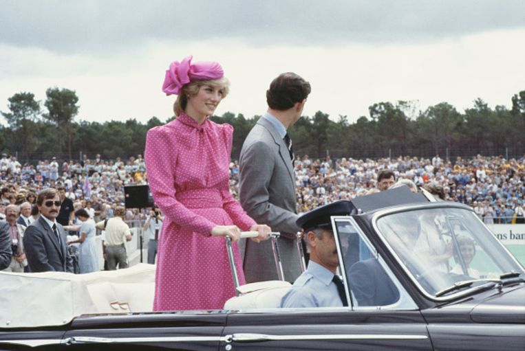 Bij het Perth Hockey Stadion in Perth, op 7 april 1983. Beeld Getty