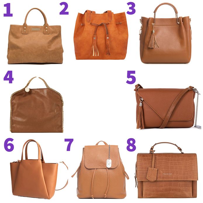 Cognac 2025 kleur handtas