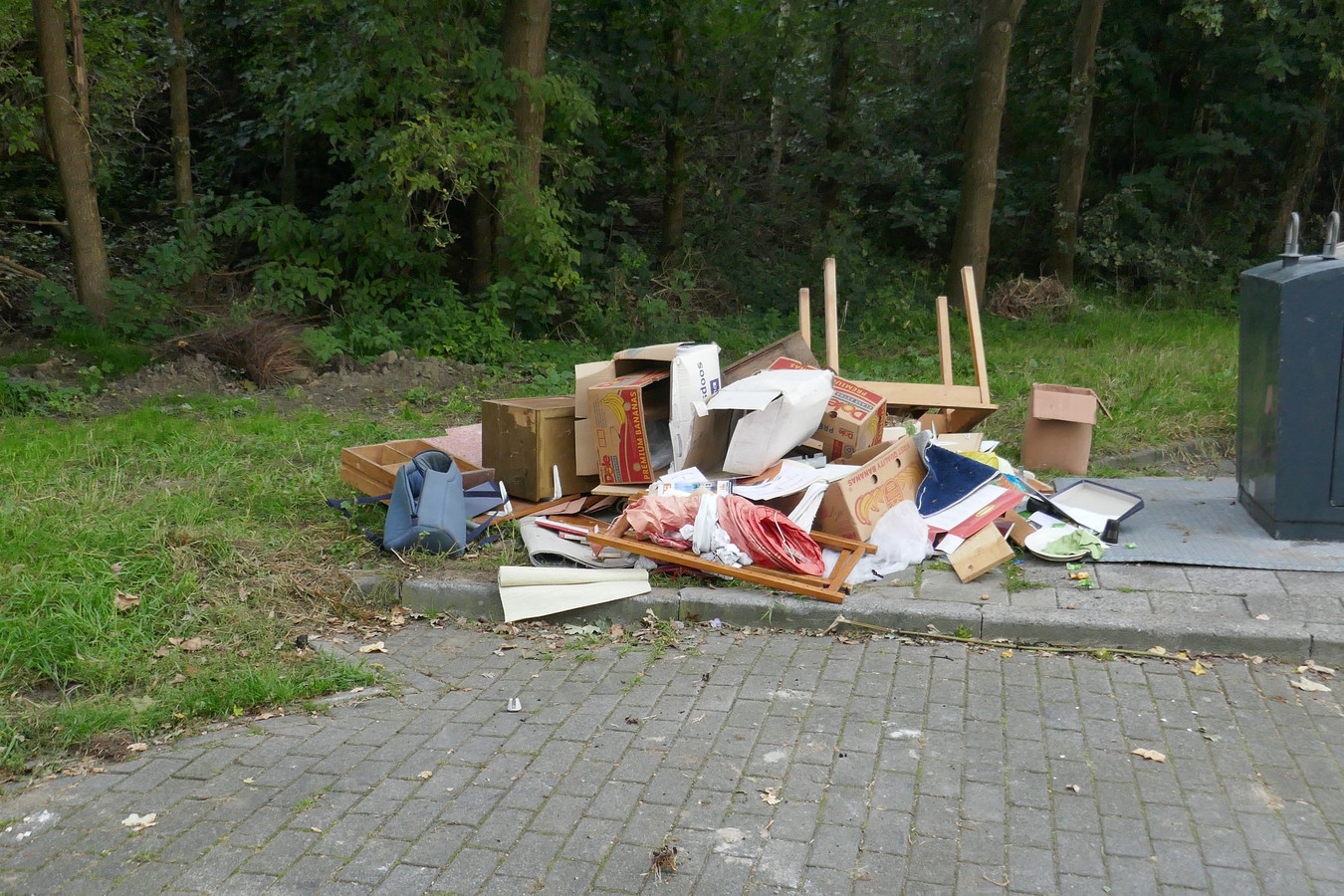 Afvaldumping in Zwolle.