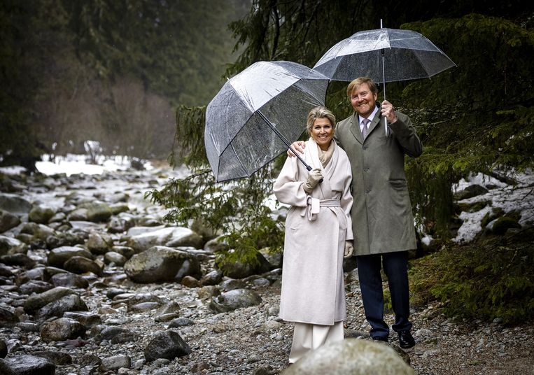 Máxima kiest voor prachtige, nieuwe set van Natan tijdens laatste dag in Slowakije Beeld ANP /  ANP