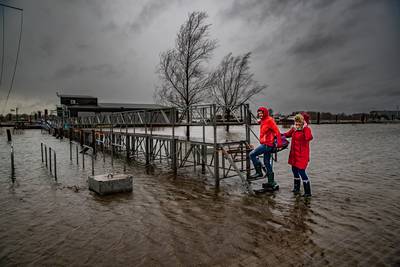 Hoogwater in IJssel piekt op woensdag, Wellepad Deventer en Loswal Wijhe uit voorzorg afgesloten