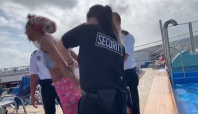 Vrouw springt van cruiseschip in Golf van Mexico nadat beveiliging haar weghaalde uit jacuzzi