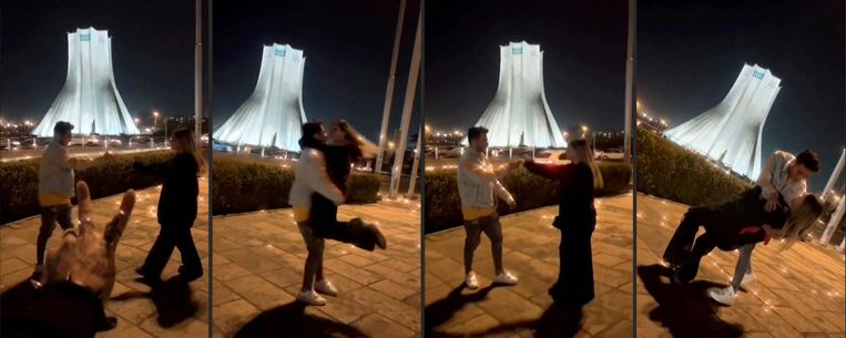 Иранскую пару приговорили к 10 годам тюрьмы за совместный танец на улице.