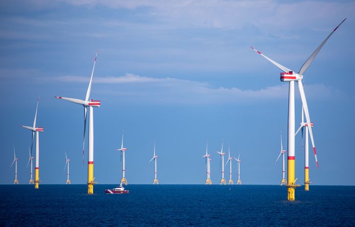 Denemarken is wereldkampioen op vlak van wind in zee.