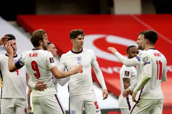 De Engelse voetballers hebben in de afgelopen WK-kwalificatiereeks geen statement afgegeven in de hele discussie rond het WK voetbal van 2022 in Qatar.