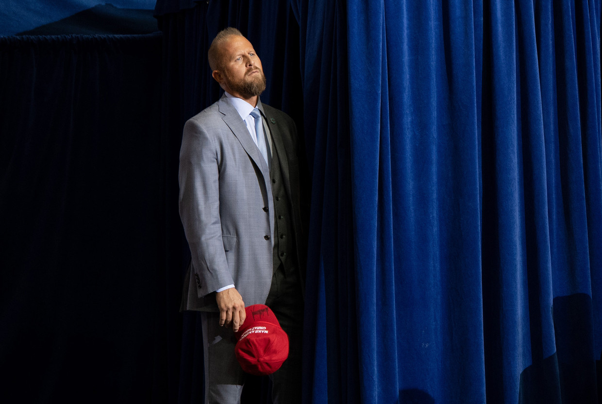 Brad Parscale, de campagnemanager van de huidige president van de VS, Donald Trump. Beeld AFP