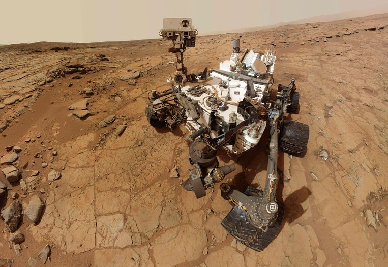 Zelfportret van de Curiosity. Beeld REUTERS