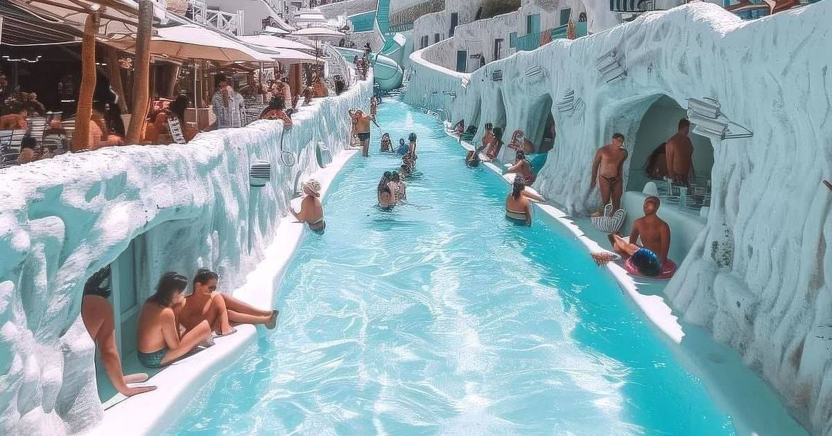 Tout le monde veut aller dans cet incroyable palais grec avec piscine.  Un problème : ça n’existe pas |  Nouvelles