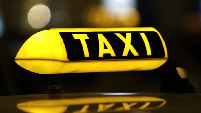 Foto ter illustratie taxi
