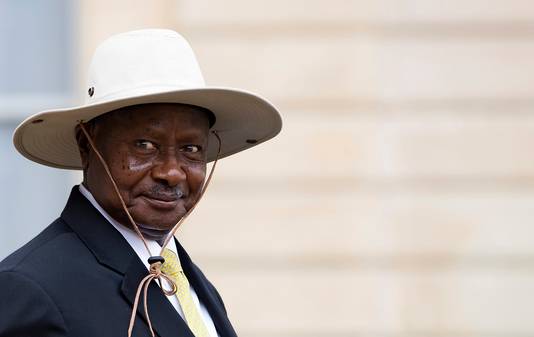 Oegandees president Yoweri Museveni.