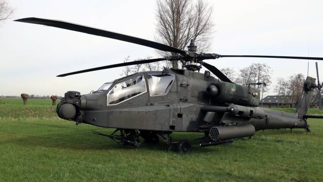 Man opgepakt die op Apache-helikopter van Defensie schoot: ‘Zeer zorgelijk incident’