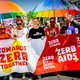 Conferentie aidsbestrijding in RAI start met protestmars