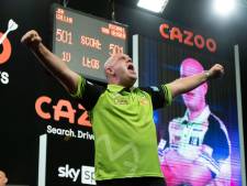 Zelden was Michael van Gerwen zo euforisch: ‘Als ik had verloren, dan had je me bij elkaar kunnen vegen’
