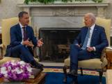 De Croo: “Le président Biden a demandé à la Belgique de presser les Palestiniens à négocier”