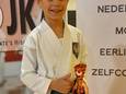 Daylano Buytaert werd knap derde op het Belgisch Kampioenschap karate in Braine-l'alleud.