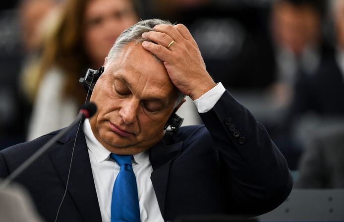De Hongaarse premier Viktor Orban op archiefbeeld