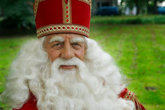 Bram van der Vlugt als Sinterklaas.