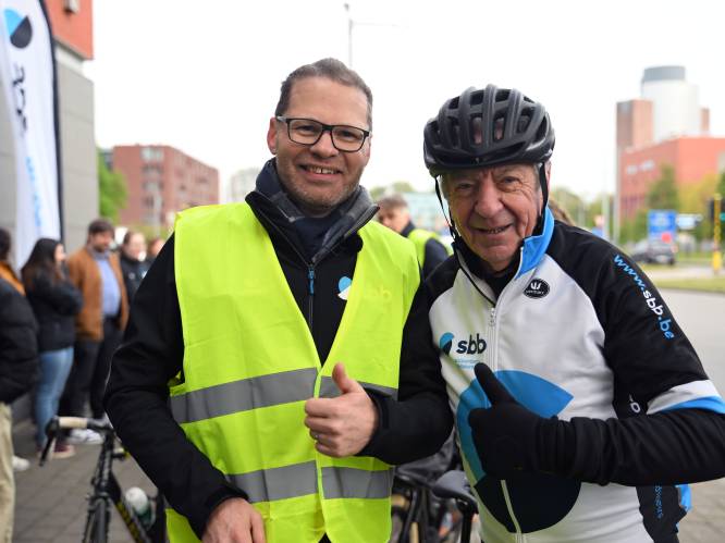 José De Cauwer fietst mee met SBB-werknemers voor extra vakantiedag: “Ik grijp elke kans om mijn passie voor de fiets te delen”