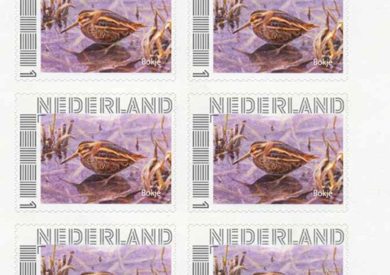 Vogelpostzegel Beeld RV