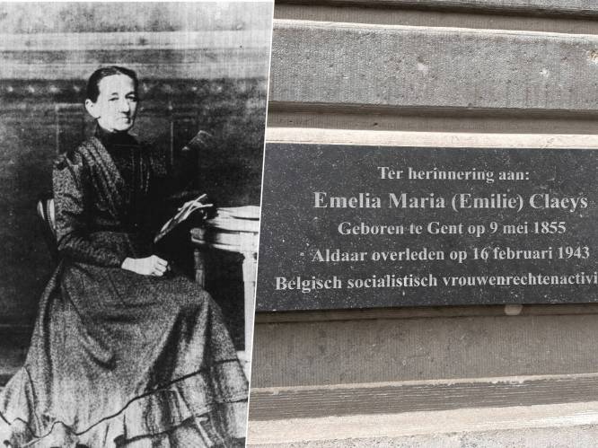 Goed jaar na passage in ‘Verhaal van Vlaanderen’ krijgt eerste Gentse feministe Emilie Claeys haar naambordje: “Niet zomaar ingehuldigd op 8 mei” 