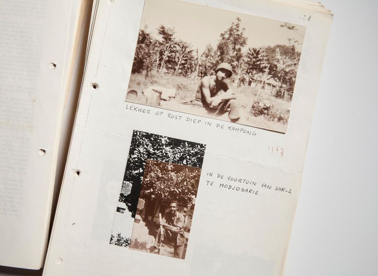 Een pagina uit de memoires van de vader van Alfred Birney, Adolf. Beeld Eddo Hartmann