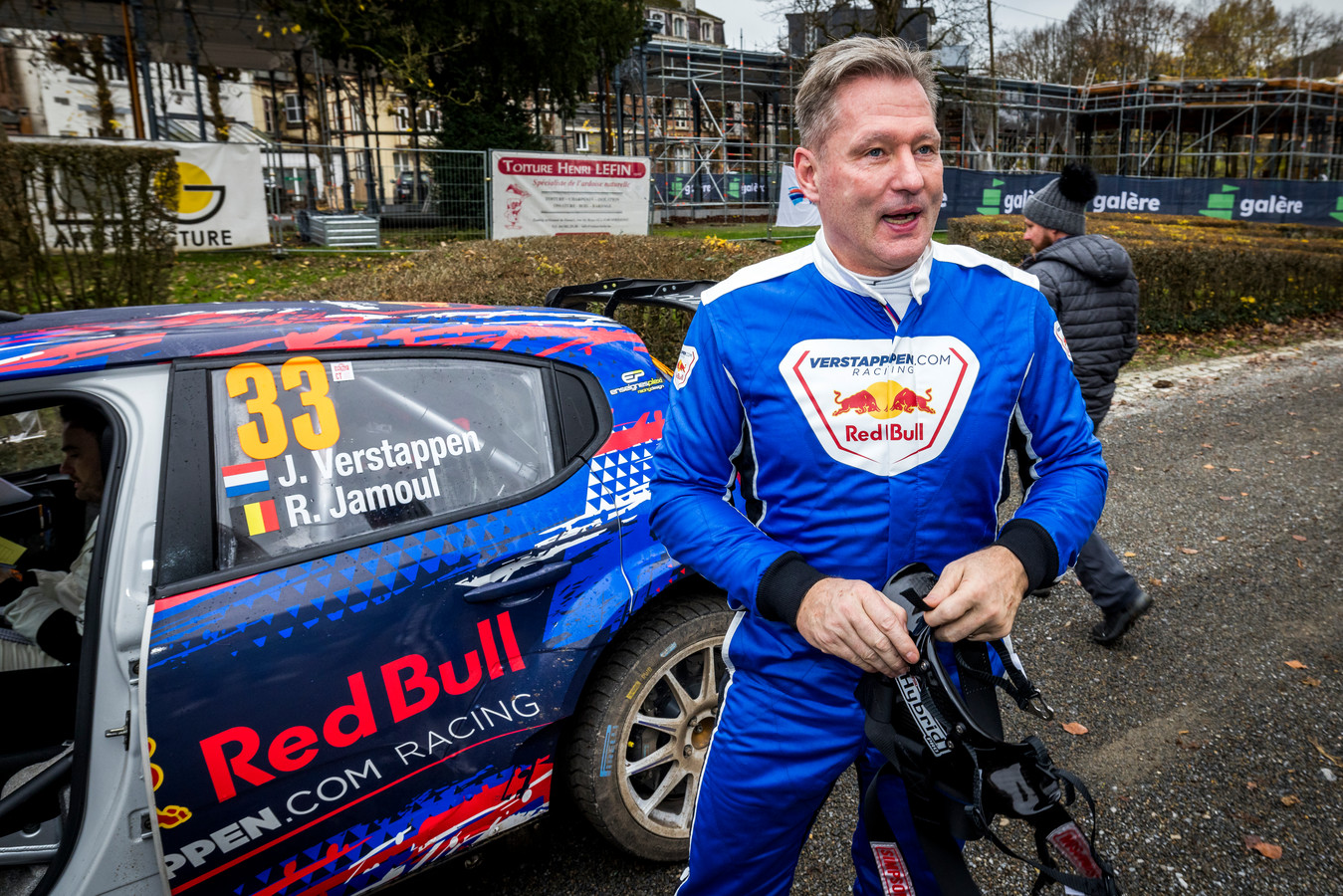 Jos Verstappen boekt zijn eerste zege in het rallyrijden ‘Heel mooi