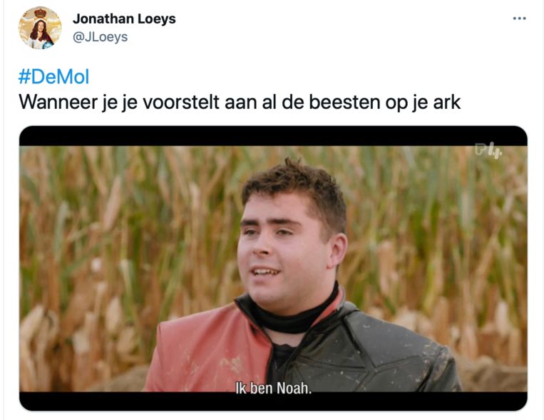 De Mol-memes Beeld Twitter