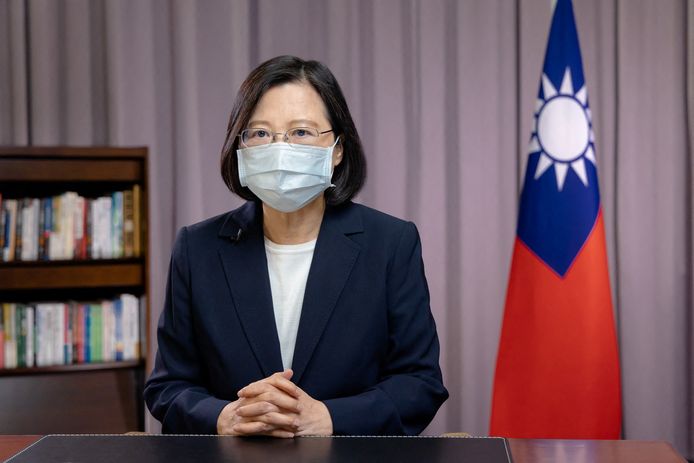 De Taiwanese president Tsai Ing-wen.