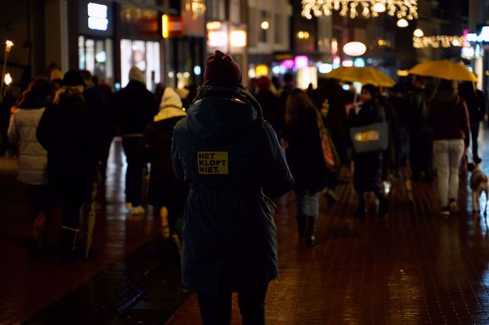 De demonstratie trok ongeveer vijftig belangstellenden naar Nijmegen.