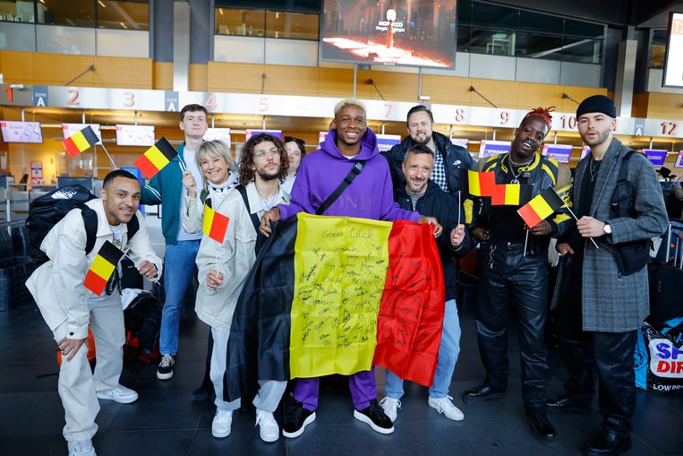 Jérémie Makiese op weg naar Turijn. 'Alleen winst telt.' Beeld Jan De Meuleneir / Photo News