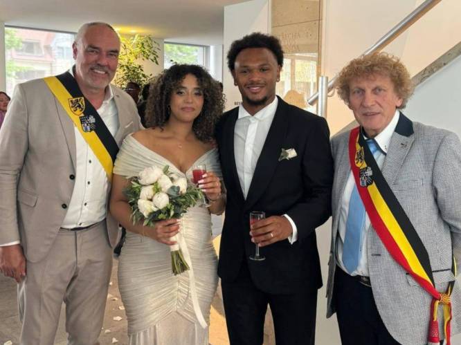 Loïs Openda (24) stapt in huwelijksbootje in Jabbeke: “Een Rode Duivel trouwen is eens iets anders”