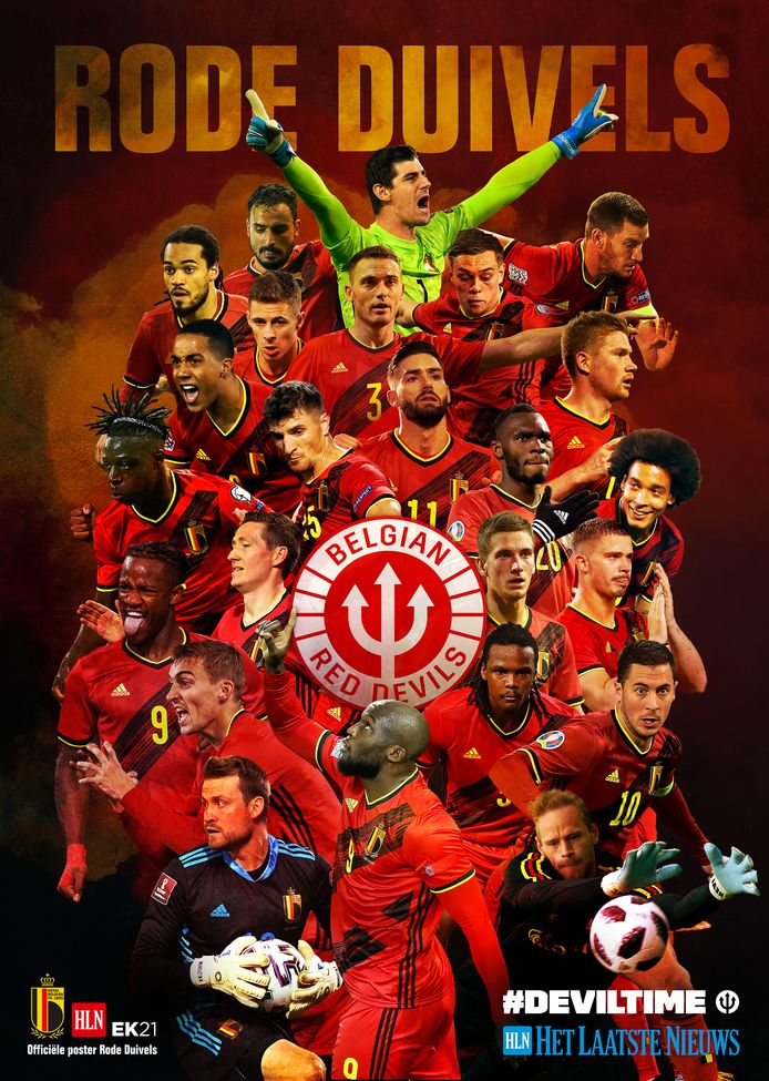 Verzamel 10 Officiele Posters Van De Rode Duivels Zo Kan Jij Ze Allemaal Bemachtigen Sport Hln Be