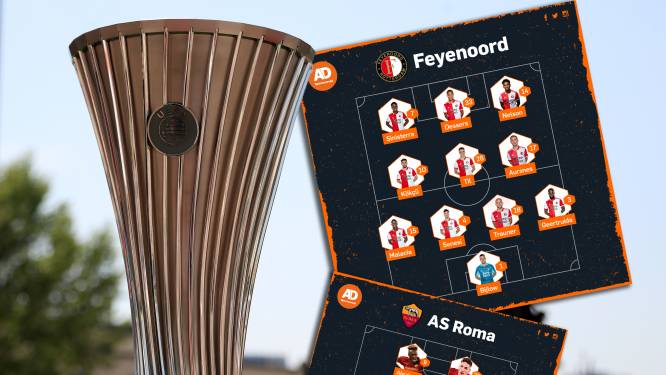 Dit zijn de verwachte opstellingen van Feyenoord en AS Roma