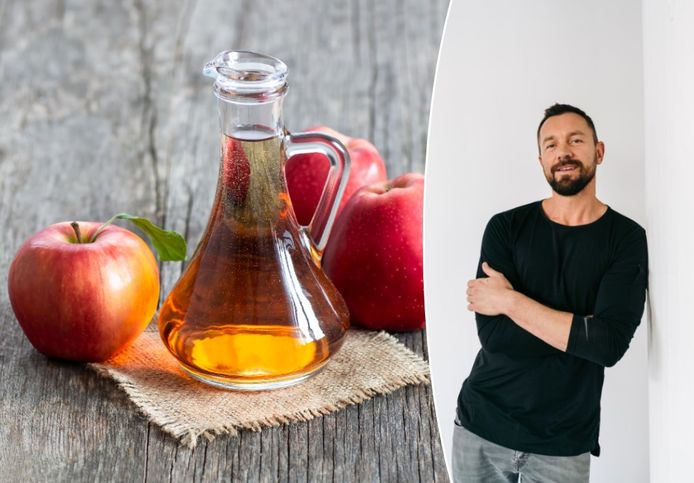 Fitnesscoach Steve Boedt geeft advies over de (vermeende) gezondheidseffecten van appelazijn.